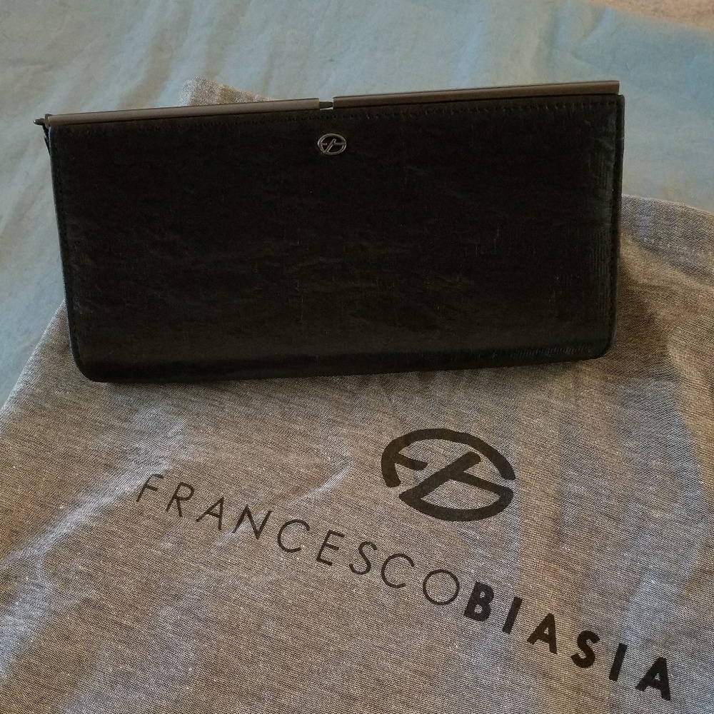 Francesco Biasia Black clutch